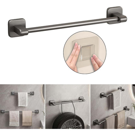 Brushed Nickel Towel Bar,Towel Holder for Bathroom Wall with Hanging Length,Stainless Steel Towel Rod,Brushed Nickel Towel Racks for Bathroom Wall Mounted,Modern Home Decor 30cm