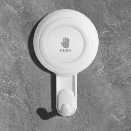 Powerful Suction Cup Shower Hooks for Towel, Loofah, 360° Rotatable Damage-free Hanging Versatile Wall Hooks for Inside Bathroom, Decoration, Removable Suction Holders, 1 Pcs, 4.37x2.67x1.81 4.37" x 2.67" x 1.81" White1