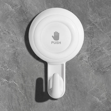 Powerful Suction Cup Shower Hooks for Towel, Loofah, 360° Rotatable Damage-free Hanging Versatile Wall Hooks for Inside Bathroom, Decoration, Removable Suction Holders, 1 Pcs, 4.37x2.67x1.81 4.37" x 2.67" x 1.81" White2