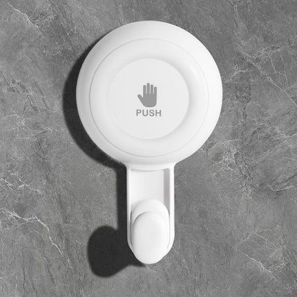 Powerful Suction Cup Shower Hooks for Towel, Loofah, 360° Rotatable Damage-free Hanging Versatile Wall Hooks for Inside Bathroom, Decoration, Removable Suction Holders, 1 Pcs, 4.37x2.67x1.81 4.37" x 2.67" x 1.81" White2
