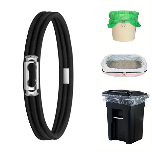 Garbage Can Rubber Bands Multifunction Litter Box Bands Fits 13-30 Gallon Bins Heavy-duty Trash Can – product detail