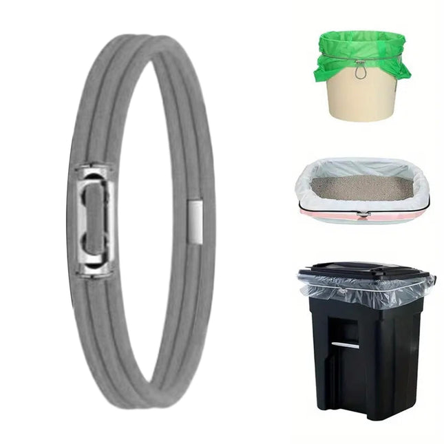 Garbage Can Rubber Bands Multifunction Litter Box Bands Fits 13-30 Gallon Bins Heavy-duty Trash Can – product detail