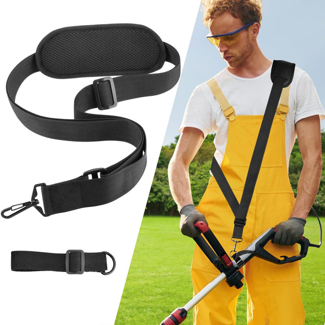CCMAOLU Trimmer Shoulder Strap Harness Heavy Duty Adjustable Straps with Upgraded Metal Clasp