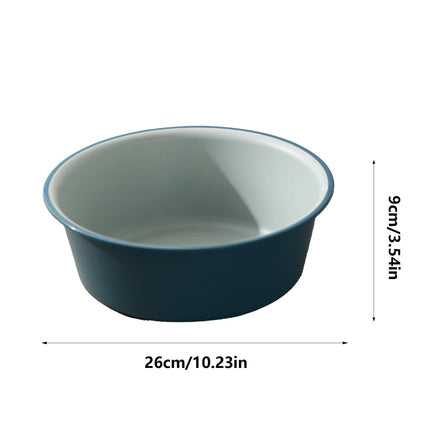 Wide Foot Wash Basin with Two-Color Design, Durable High-Temperature Plastic Washbasin for Laundry and Bathing, 13-Inch Round Shape with Large Capacity, Stable Flat Bottom for Home and Hotel Use C