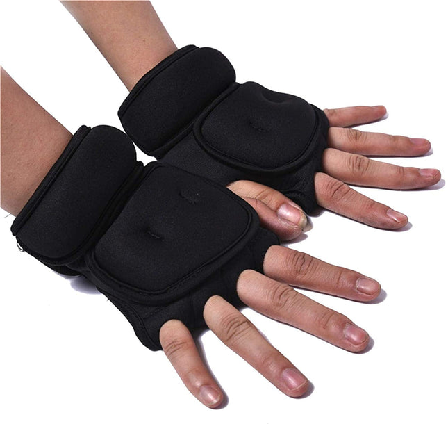 Weighted Exercise Gloves Pair of 2 lb Sandbag Weight Bearing Training Gloves Fitness Gloves with