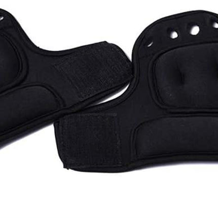 Weighted Exercise Gloves, Pair of 2 lb,Sandbag Weight Bearing Training Gloves Fitness Gloves with Wrist Suort for Gym Boxing, Cross Training, Cardio Workouts Black free size