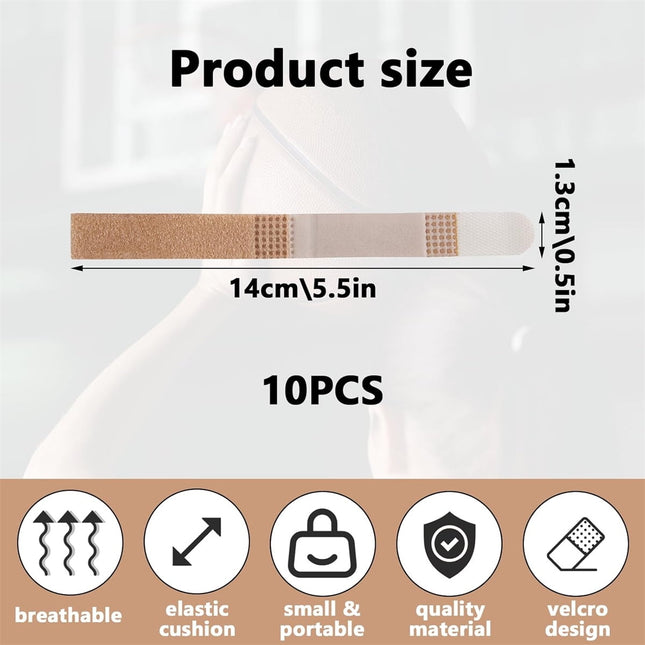 Hook and Loop Finger Wrap Tutuviw 10 Pcs Washable and Reusable Buddy Straps for Fingers – product detail