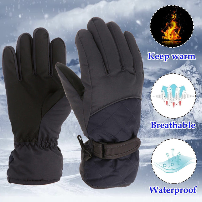 GXWEA 2T Gloves Kids Waterproof Gloves Kids Winter Thick Stretchy Warm – product detail