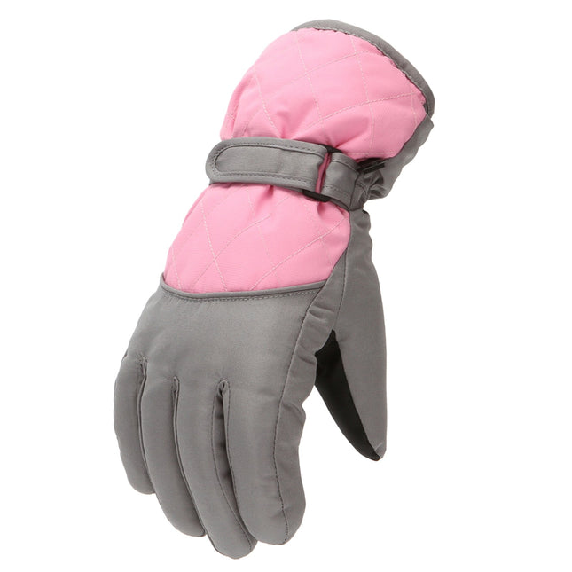 GXWEA 2T Gloves Kids Waterproof Gloves Kids Winter Thick Stretchy Warm V1189-WXFWAL-20260319-00838