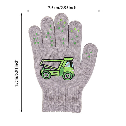 GXWEA 2T Gloves Kids Waterproof Gloves Kids Gloves Winter Gloves Thick Gloves Stretchy Warm Gloves Boys Girls 6-11 Year 5-12 years AHA4 kids snow gloves Red