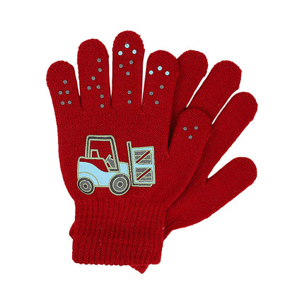 GXWEA 2T Gloves Kids Waterproof Gloves Kids Gloves Winter Gloves Thick Gloves Stretchy Warm Gloves Boys Girls 6-11 Year 5-12 years AHA4 kids snow gloves Red