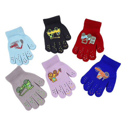 GXWEA 2T Gloves Kids Waterproof Gloves Kids Gloves Winter Gloves Thick Gloves Stretchy Warm Gloves Boys Girls 6-11 Year 5-12 years AHA4 kids snow gloves Red