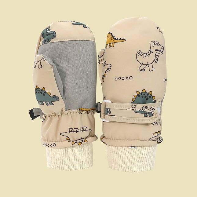 GXWEA 2T Gloves Kids Waterproof Gloves Kids Winter Thick Stretchy Warm – product detail