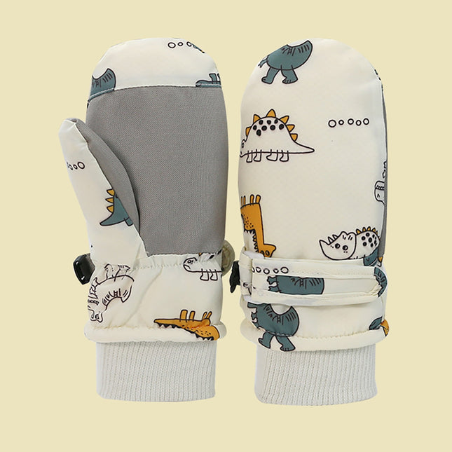 GXWEA 2T Gloves Kids Waterproof Gloves Kids Winter Thick Stretchy Warm – product detail