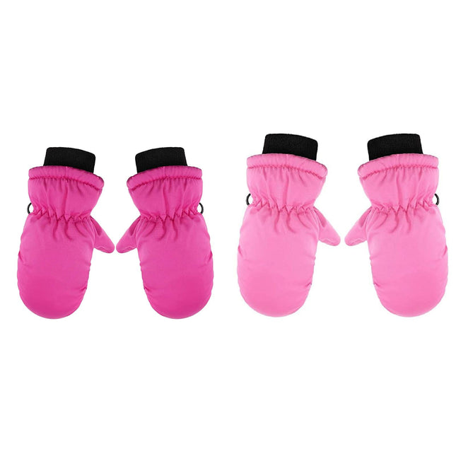 GXWEA 2T Gloves Kids Waterproof Gloves Kids Winter Thick Stretchy Warm V1189-WXFWAL-20260319-00866