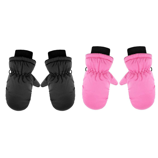 GXWEA 2T Gloves Kids Waterproof Gloves Kids Winter Thick Stretchy Warm V1189-WXFWAL-20260319-00867