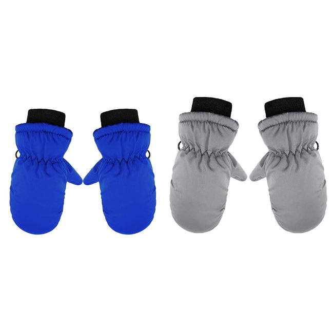GXWEA 2T Gloves Kids Waterproof Gloves Kids Winter Thick Stretchy Warm V1189-WXFWAL-20260319-00871
