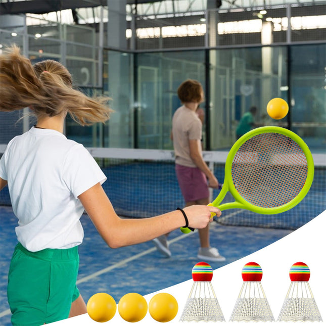Chmadoxn Kids Badminton & Tennis Set
