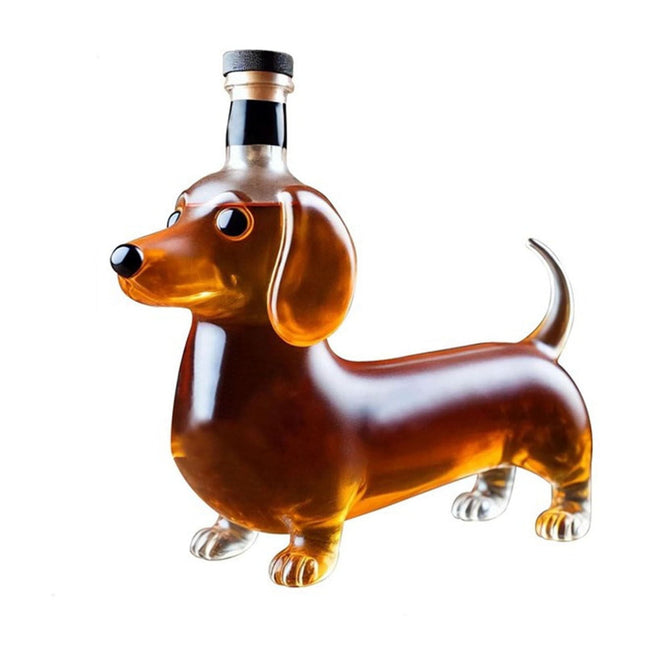 Darzheoy Wolf Whiskey Bottle Funny Wolf Whiskey Bottle 3D Wolf Shape Glass Wine Decanter for Men Dad Home – product detail