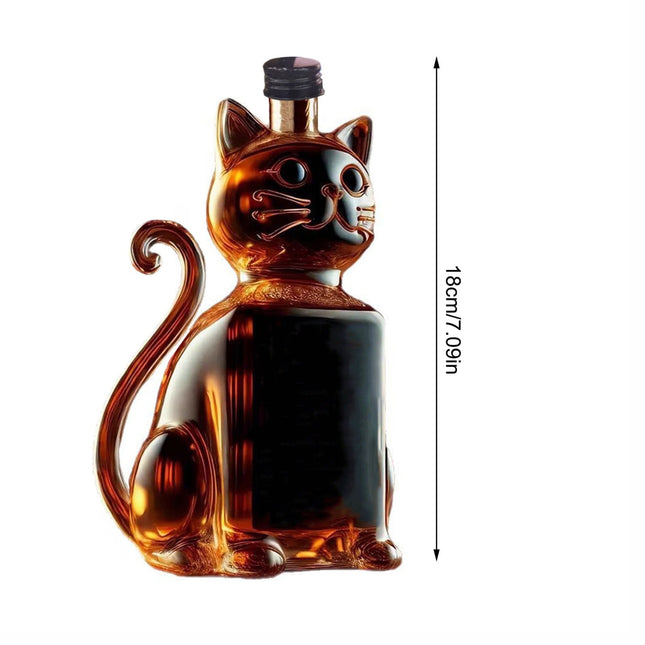 Darzheoy Wolf Whiskey Bottle Funny Wolf Whiskey Bottle 3D Wolf Shape Glass Wine Decanter for Men Dad Home – product detail