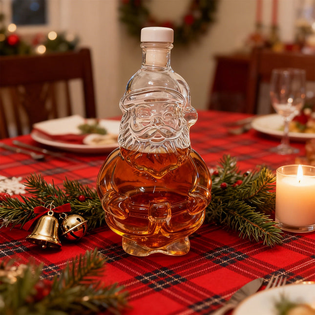 Darzheoy Wolf Whiskey Bottle Funny Wolf Whiskey Bottle 3D Wolf Shape Glass Wine Decanter for Men Dad Home