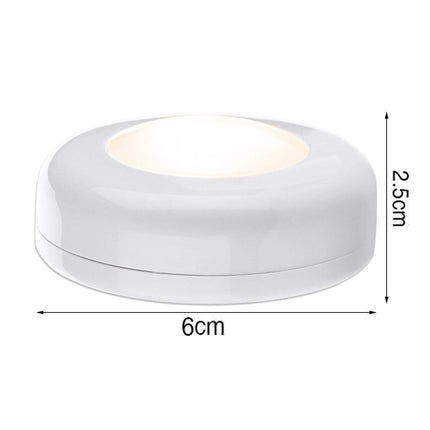 Closet Lights Battery Operated, Push Button, Tap, Press, LED with Remote Controll, Dimmable, Stick on Lights for Cabinet Counter Shelf (Six lights and two remote controls,Battery not included)