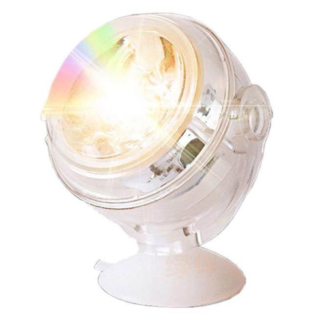 2pcs LED Fish Spot Light Rotation Mini RGB Spotlights Submersible Lamp for Aquarium Fountain Pond Water