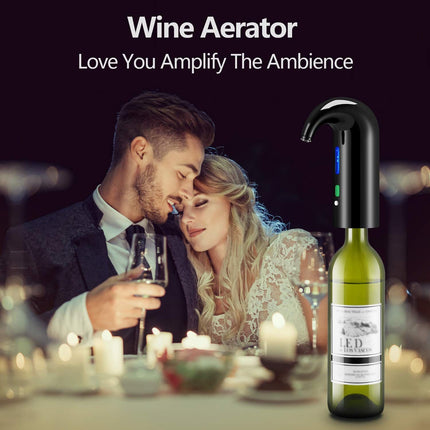 Electric Wine Decanter Best Sellers One Touch Red -White Wine Accessories Aeration Work with Wine Opener for Beginner Enthusiast - Spout Pourer - wine preserver