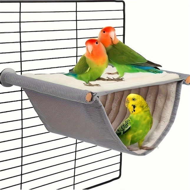 Large White Hanging Hamster and Parrot Bed Warm Breathable Soft Pet Hanging Bed Detachable Cat Cradle for – product detail
