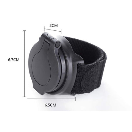2pcs Bike Mirrors Cycling Rear View Mirror Adjustable Wrist Band Mirror Bicycle Wristband Rear View Mirror