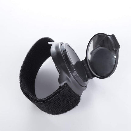 2pcs Bike Mirrors Cycling Rear View Mirror Adjustable Wrist Band Mirror Bicycle Wristband Rear View Mirror