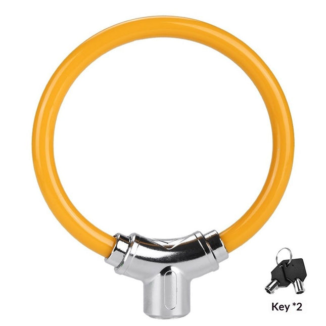 Bicycle Cable Lock Steel Cable with Keys Security Lock Theft Bike Cable Lock Portable Versatile Security