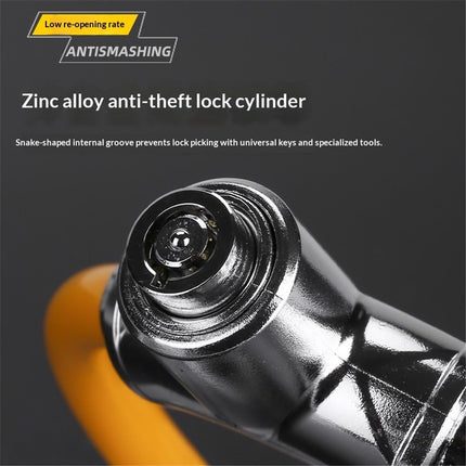 Bicycle Cable Lock, Steel Cable with Keys, Security Lock,Theft Bike Cable Lock, Portable, Versatile, Security (orange)