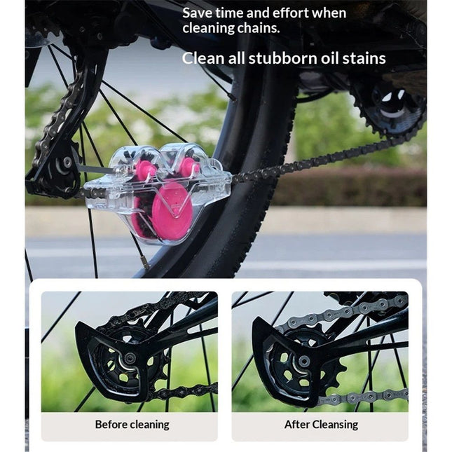 Bike Chain Cleaning Tool Multi functional chain cleaner Suitable for Mountain Bike Road Bike Bicycle – product detail