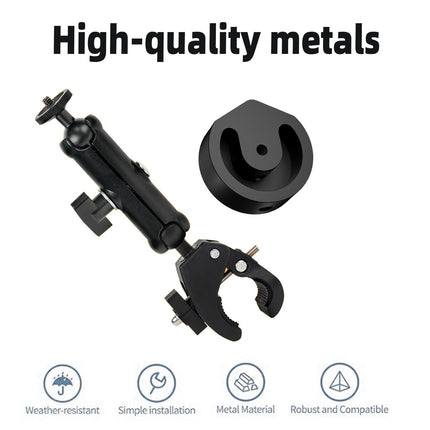 Adjustable Roof Rack Pole Mount Kit , Compatible with Original Pipe Adapter, Accessories for Roof or Pole Installation, Durable Outdoor Mounting Solution