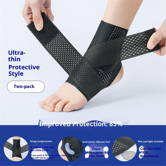 1 Pair Adjustable Compression Ankle Brace for Sprained Ankle Strong Support & Breathable Ankle – product detail