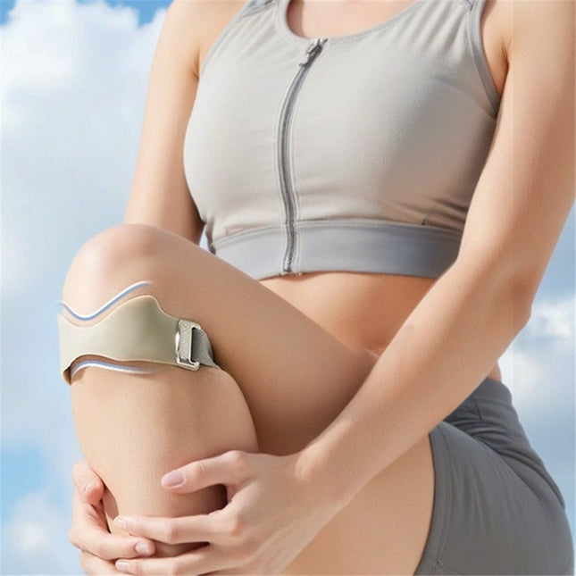 2 Packs Airbag patellar tendon support Strap Adjustable breathable anti slip Knee Brace for Tendonitis – product detail