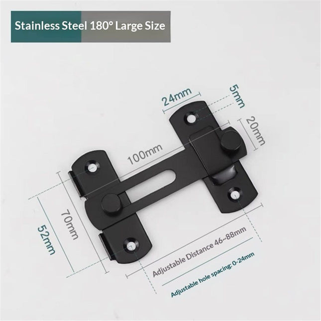 2 pack 180 Degree Flip Sliding Barn Door Lock for – product detail