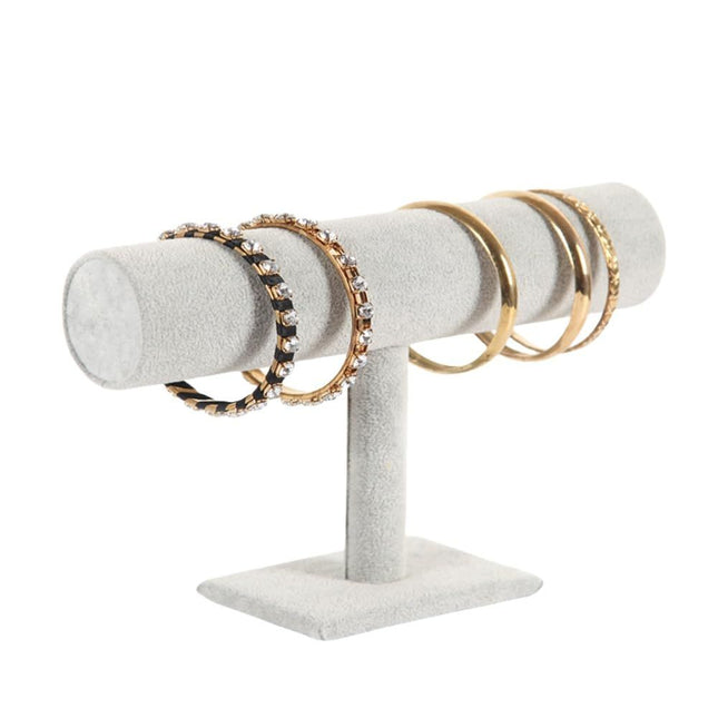 2 pack Covered Wood Jewelry Display Jewelry Stand Bracelet Holder Display Watch Stand Bracelet Stand (oniy – product detail