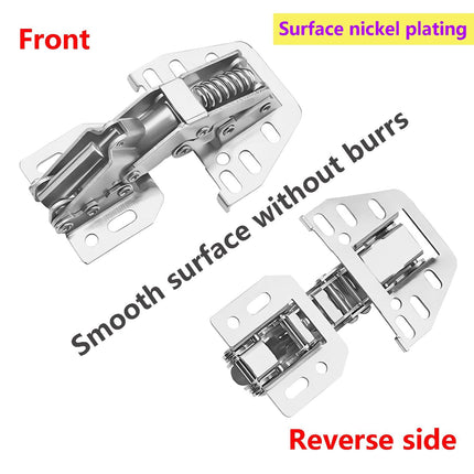 2 PCS Cabinet Hinges Heavy Duty Lid Stay Hinges, Soft Close Lid Hinge, Furniture Door Lift Stay Support Hinge