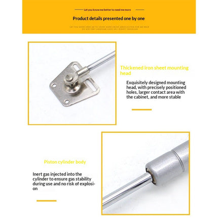 2 Pack 100N/22LBS Drop Down Gas Struts for Drop-Front Desk Downward Slowly Such as Fold-Down Desk, Flap Lid