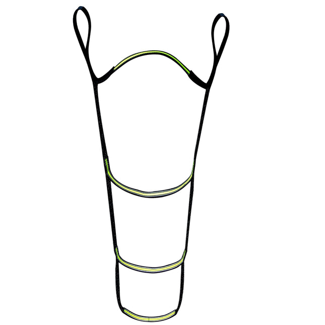 4 Step Hunting Climbing Aider w/High Visibility Steps Marine Rope Ladder for Inflatable Boat Kayak