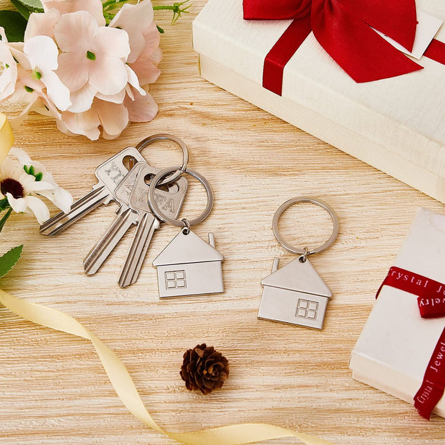 15pcs House Key Chain House Shaped Pendant Keychains Home Keychain Set Cute Home with Window Key Charm – product detail