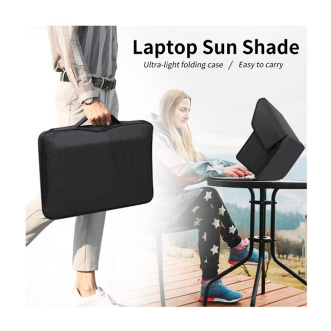 Laptop Sun Shade Laptop Sun Glare Shield Privacy Screen Hood Laptop Sunshade Bag for Working – product detail