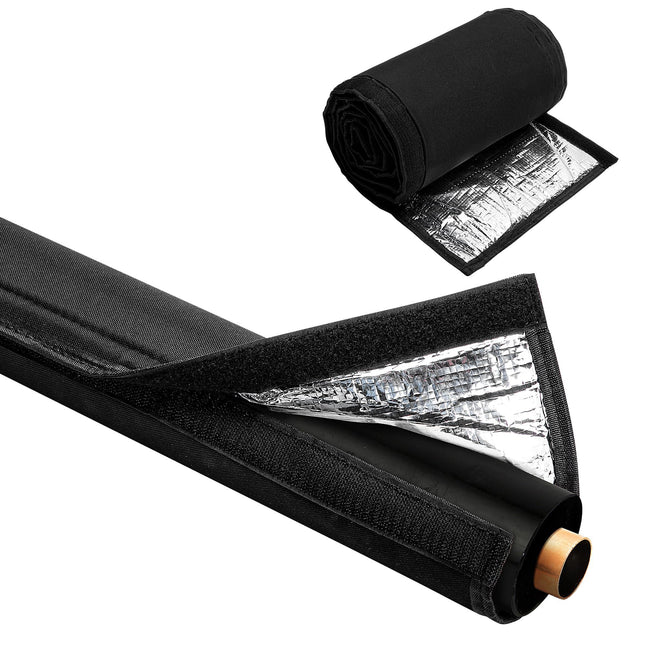 3 Layers HVAC Copper Pipe Insulation Cover 72x10.2 Inch 600D Oxford AC Pipe Insulation Covers