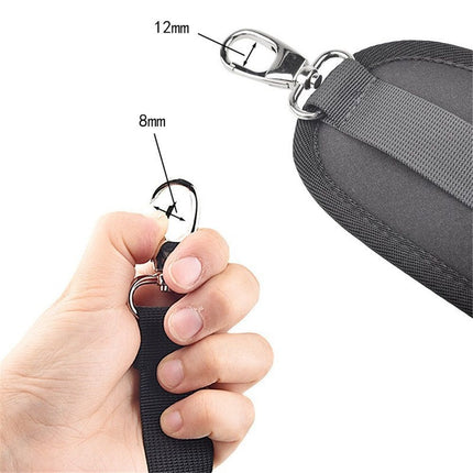 Waterproof Replacement Shoulder Strap with Adjustable Belt for Shoulder Bag Backpack Black Backpack Straps Replacement Adjustable Padded Shoulder Straps for Backpack Dry Bag