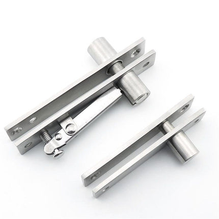 Heavy Duty Pivot Hinge for Wood Door - Stainless Steel Hidden Door Hinge for Secret Door, with 360 Degree Rotation, Invisible Pivot Door Hardware for Bookshelf.