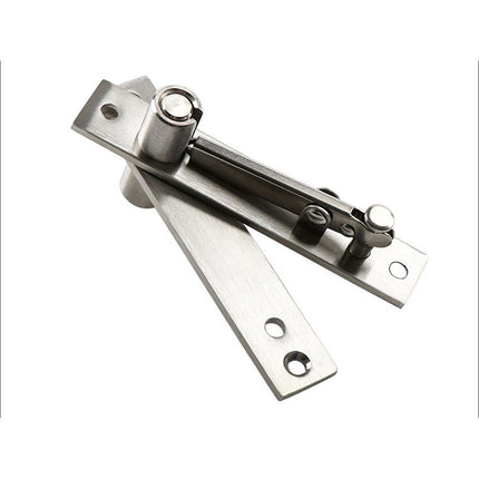 Heavy Duty Pivot Hinge for Wood Door - Stainless Steel Hidden Door Hinge for Secret Door, with 360 Degree Rotation, Invisible Pivot Door Hardware for Bookshelf.