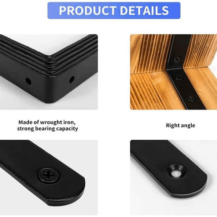 Anti Tip Furniture Anchors for Pet Proofing,Furniture Wall Anchor Furniture Dresser Bookshelf Falling Prevention Device for Children (Black 4pcs)