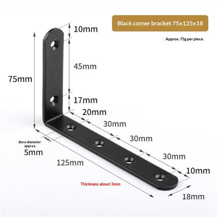 Anti Tip Furniture Anchors for Pet Proofing,Furniture Wall Anchor Furniture Dresser Bookshelf Falling Prevention Device for Children (Black 4pcs)